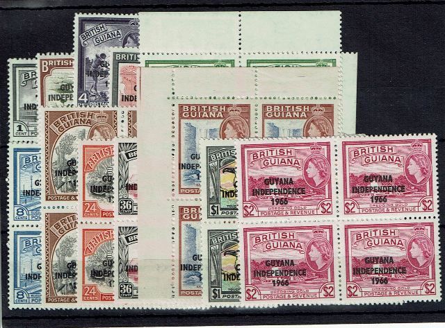 Image of British Guiana/Guyana SG 385/97 UMM British Commonwealth Stamp